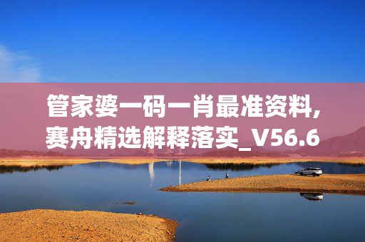 管家婆一码一肖最准资料,赛舟精选解释落实_V56.67.28