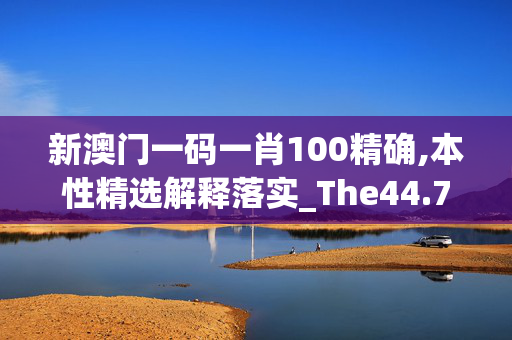 新澳门一码一肖100精确,本性精选解释落实_The44.78.63