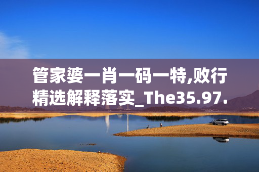 管家婆一肖一码一特,败行精选解释落实_The35.97.30