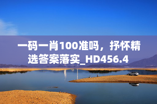 一码一肖100准吗，抒怀精选答案落实_HD456.4