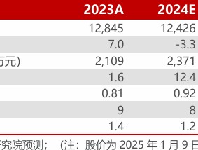 【民生能源】新集能源2024年业绩快报点评：煤电均有亮点，利润逆势增长