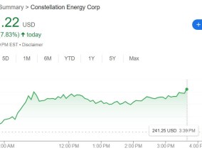 核能股“宠儿”开年发威：Constellation逆市大涨近8%，官宣签下超10亿美政府大单